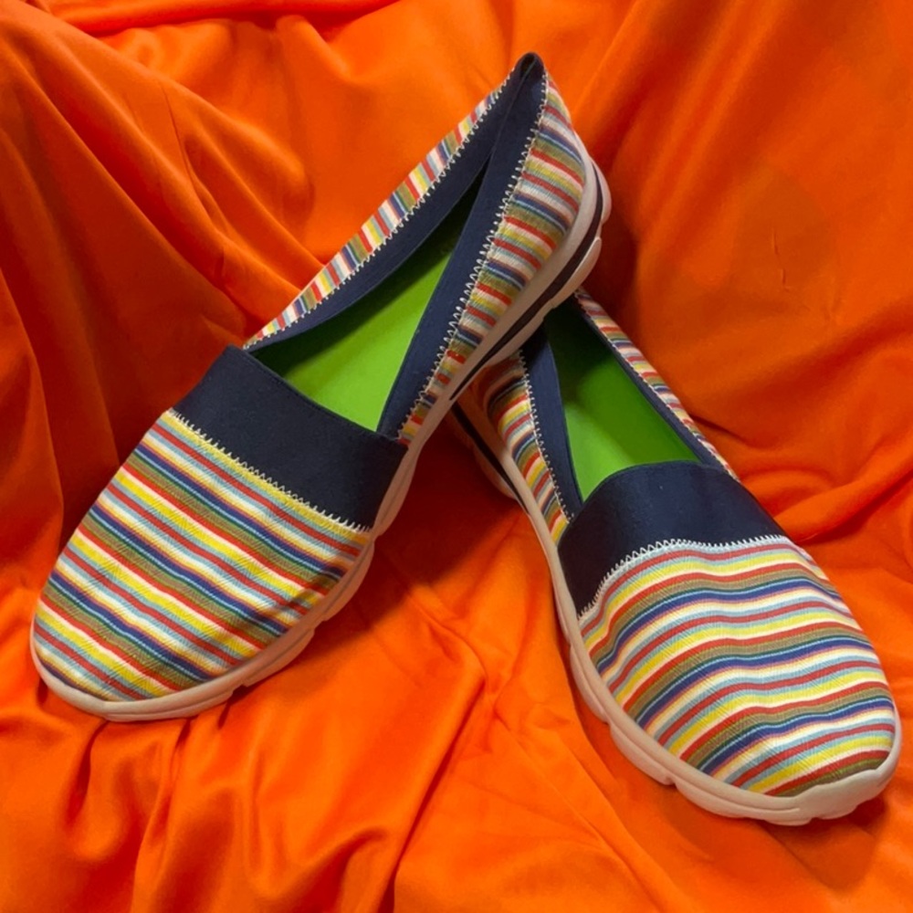 Lands End Women's 11 Bright Color Slip On Shoes - NWOT